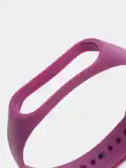 Сиреневый ремешок для фитнес-браслета Xiaomi Mi Smart Band 3 / 4, силиконовый