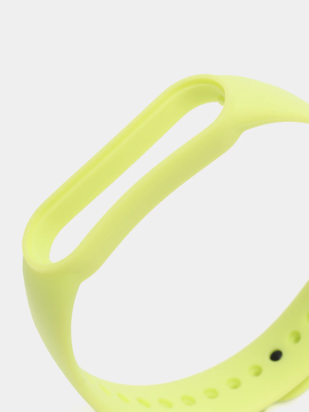 Салатовый силиконовый ремешок для фитнес-браслета Xiaomi Mi Smart Band 5 / 6