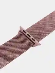 Розовый металлический стальной ремешок для Apple Watch, Миланская петля, 42/44/45 мм