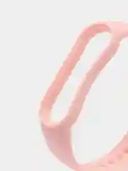 Розовый силиконовый ремешок для фитнес-браслета Xiaomi Mi Smart Band 5 / 6