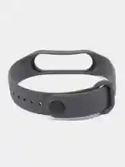 Серый ремешок для фитнес-браслета Xiaomi Mi Smart Band 3 / 4, силиконовый