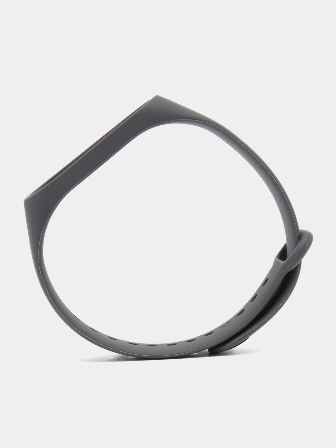 Серый ремешок для фитнес-браслета Xiaomi Mi Smart Band 3 / 4, силиконовый