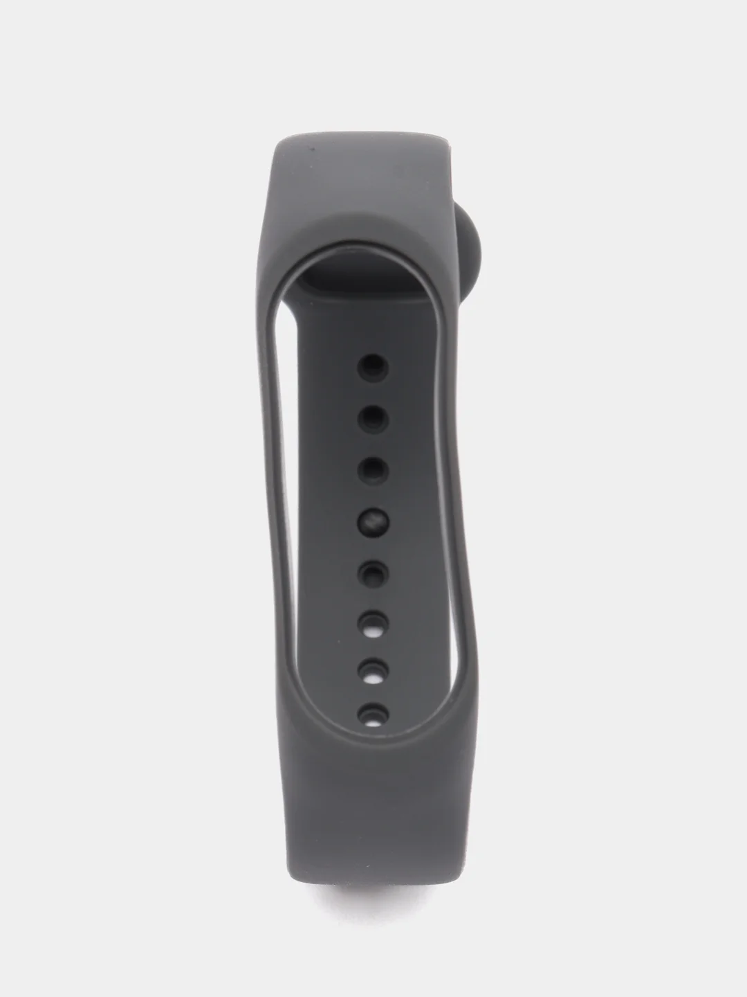 Серый ремешок для фитнес-браслета Xiaomi Mi Smart Band 3 / 4, силиконовый