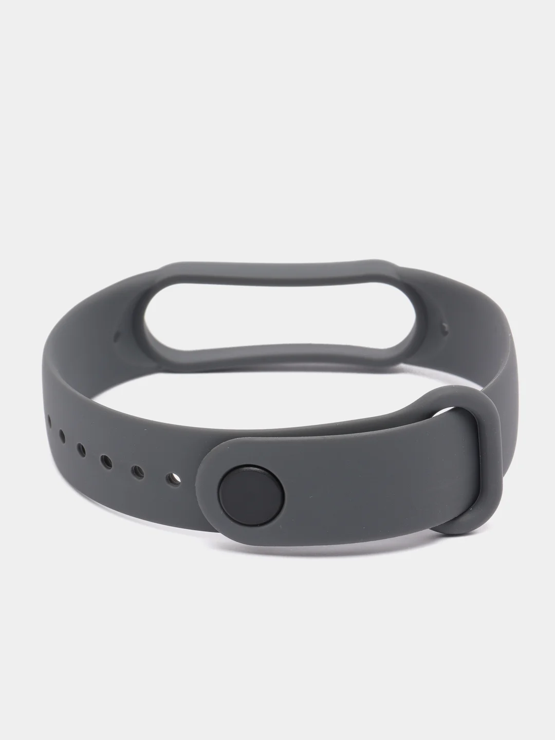 Серый силиконовый ремешок для фитнес-браслета Xiaomi Mi Smart Band 5 / 6