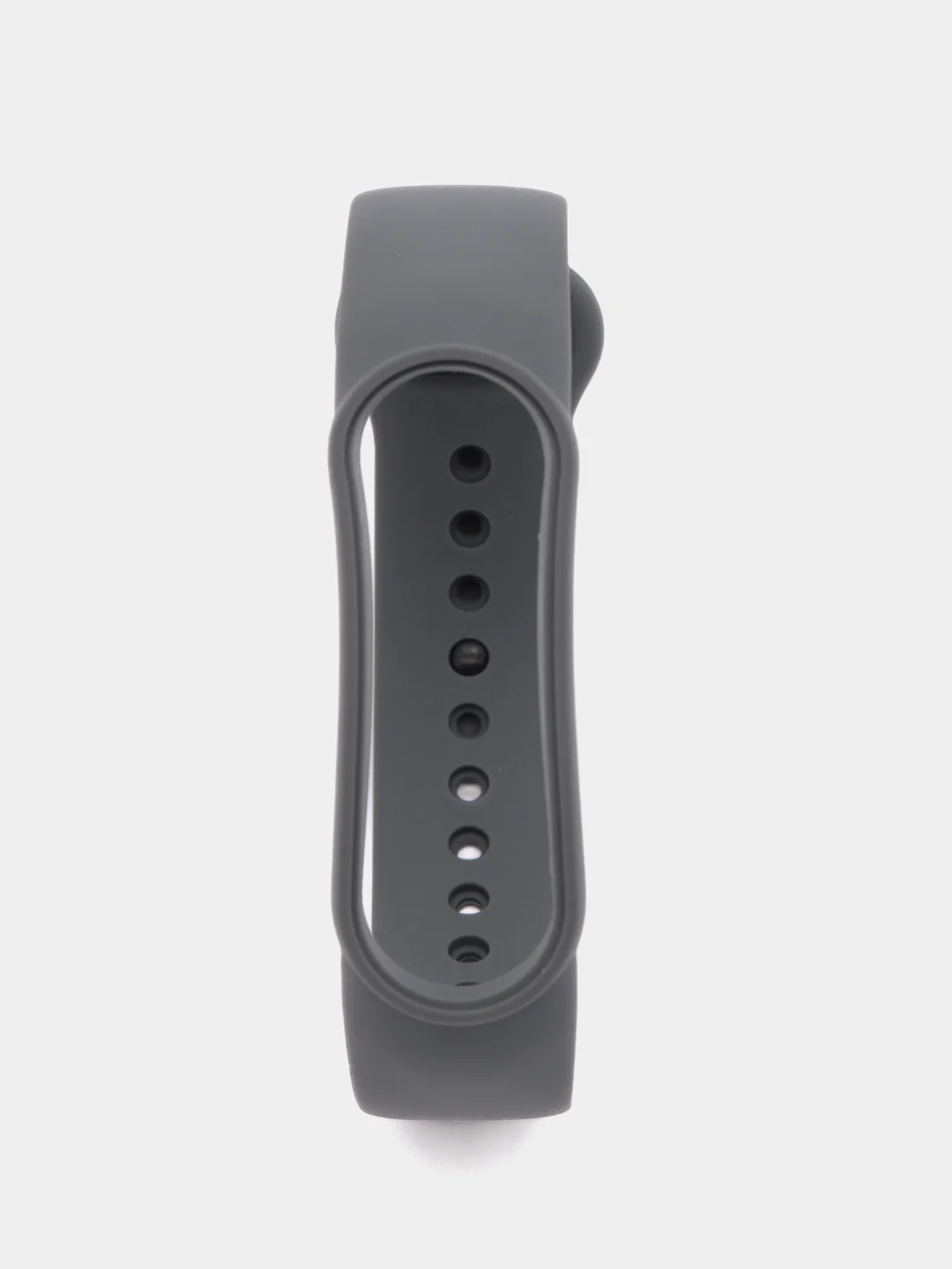 Серый силиконовый ремешок для фитнес-браслета Xiaomi Mi Smart Band 5 / 6