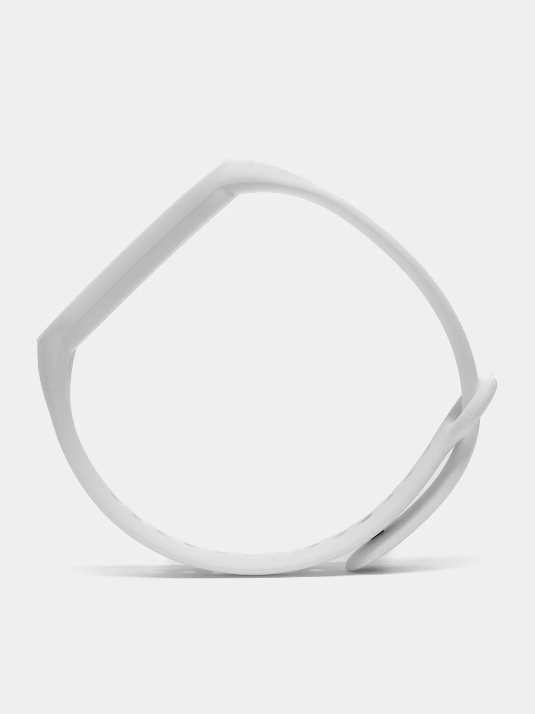 Белый силиконовый ремешок для фитнес-браслета Xiaomi Mi Smart Band 5 / 6