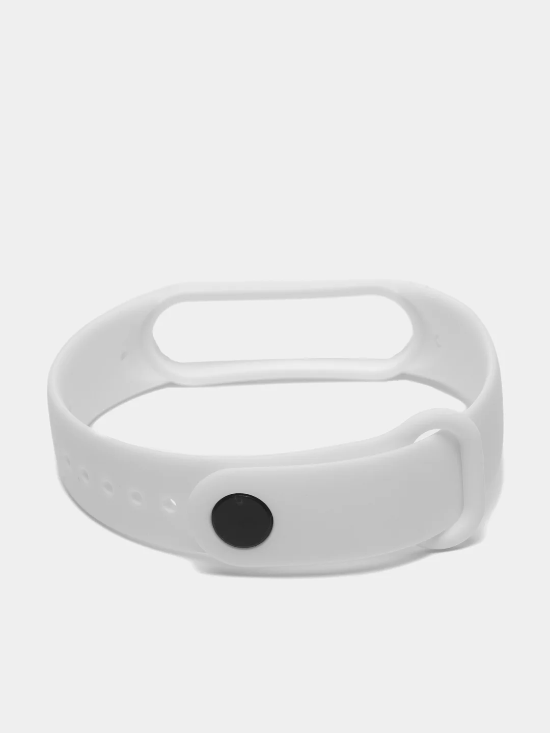 Белый силиконовый ремешок для фитнес-браслета Xiaomi Mi Smart Band 5 / 6