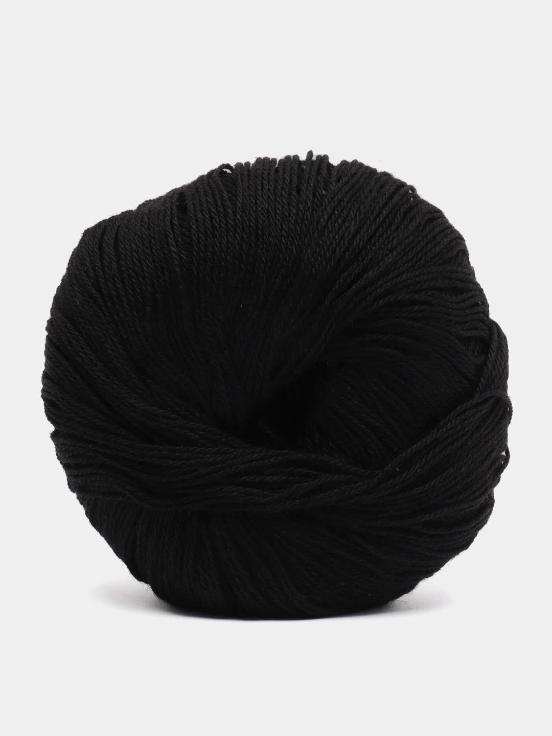 Черный пряжа Cashmere Yarn, 50 г/ 200 м, 60% меринос, 20% вискоза, 15% ПА, 5% кашемир