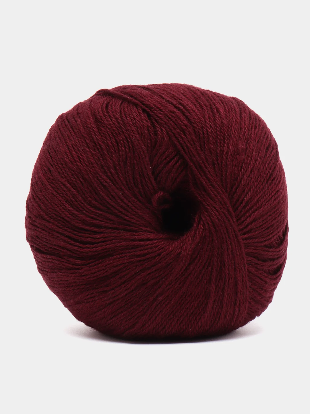 Вишнёвый пряжа Cashmere Yarn, 50 г/ 200 м, 60% меринос, 20% вискоза, 15% ПА, 5% кашемир
