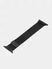 Черный металлический стальной ремешок для Apple Watch, Миланская петля, 42/44/45 мм