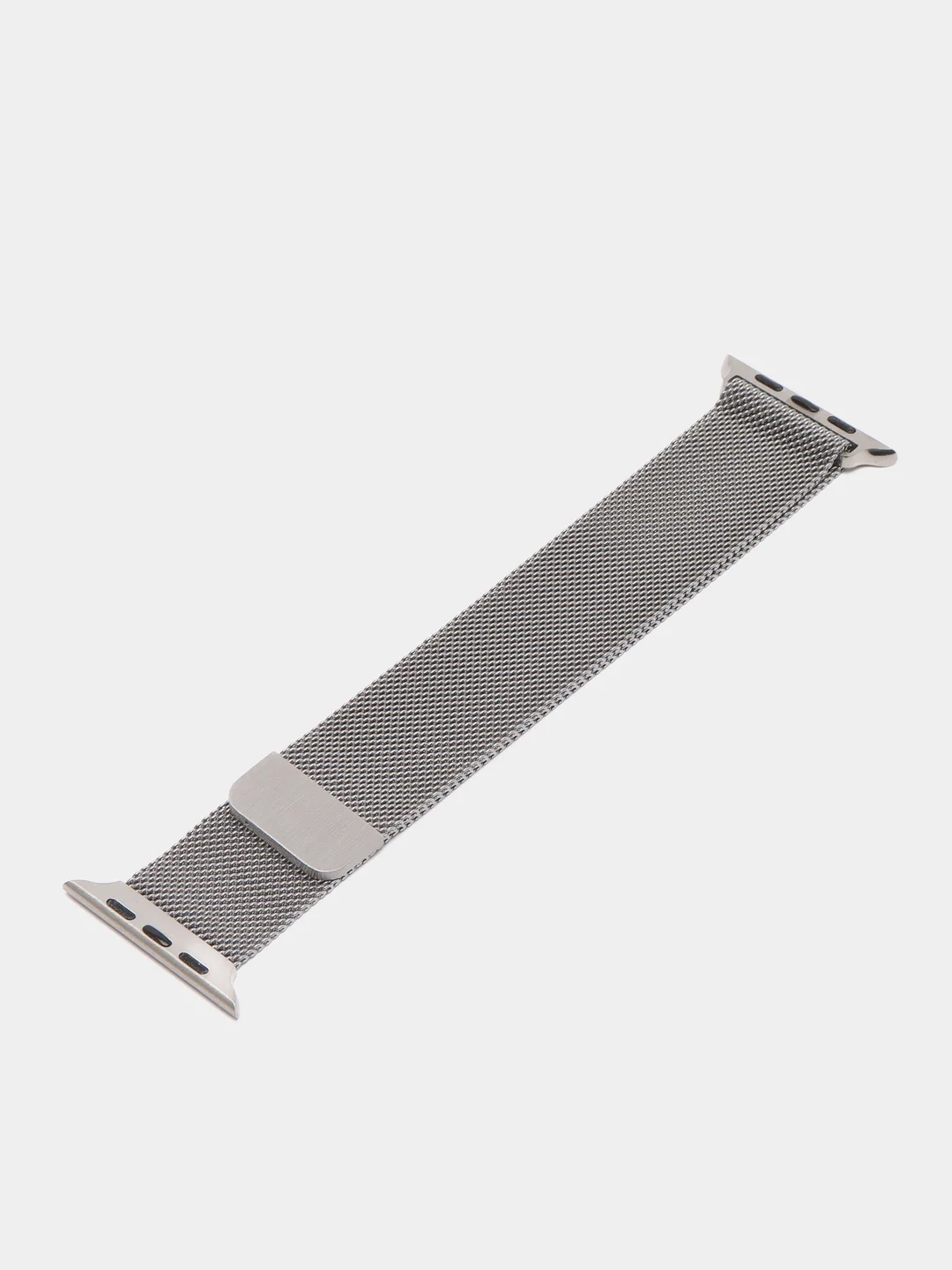 Серебряный металлический стальной ремешок для Apple Watch, Миланская петля, 42/44/45 мм