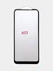 Черный защитное стекло 5D для Samsung Galaxy A11