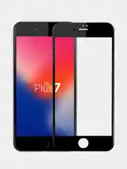 Черный защитное стекло 9D для Apple iPhone 7 / 8, 2 цвета