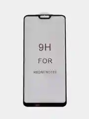 Черный защитное стекло 5D для Xiaomi Redmi Note 6