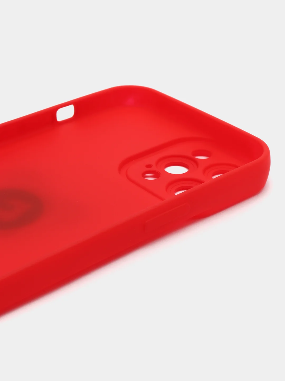 Красный силиконовый чехол на iPhone 12, 14, 11 Pro Max, 12 Pro Max, 13 Pro Max, с попсокетом