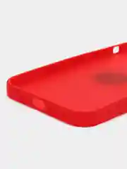 Красный силиконовый чехол на iPhone 12, 14, 11 Pro Max, 12 Pro Max, 13 Pro Max, с попсокетом