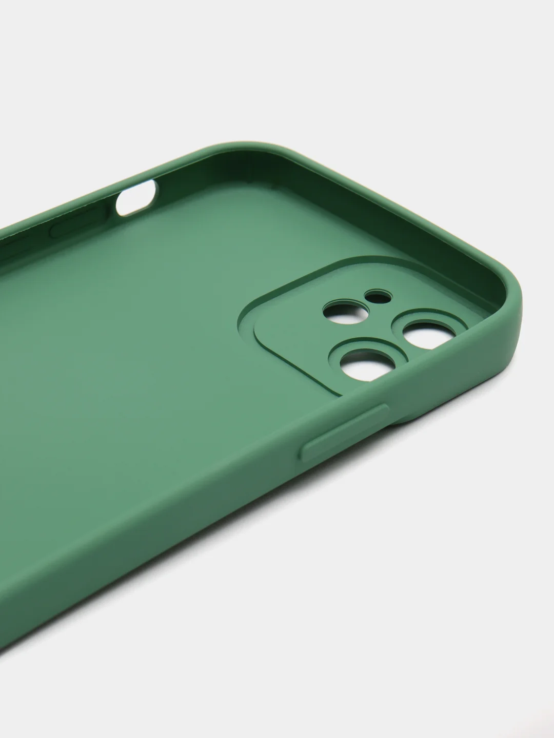 Зеленый силиконовый чехол на iPhone 12, 14, 11 Pro Max, 12 Pro Max, 13 Pro Max, с попсокетом