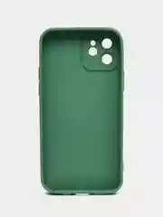 Зеленый силиконовый чехол на iPhone 12, 14, 11 Pro Max, 12 Pro Max, 13 Pro Max, с попсокетом