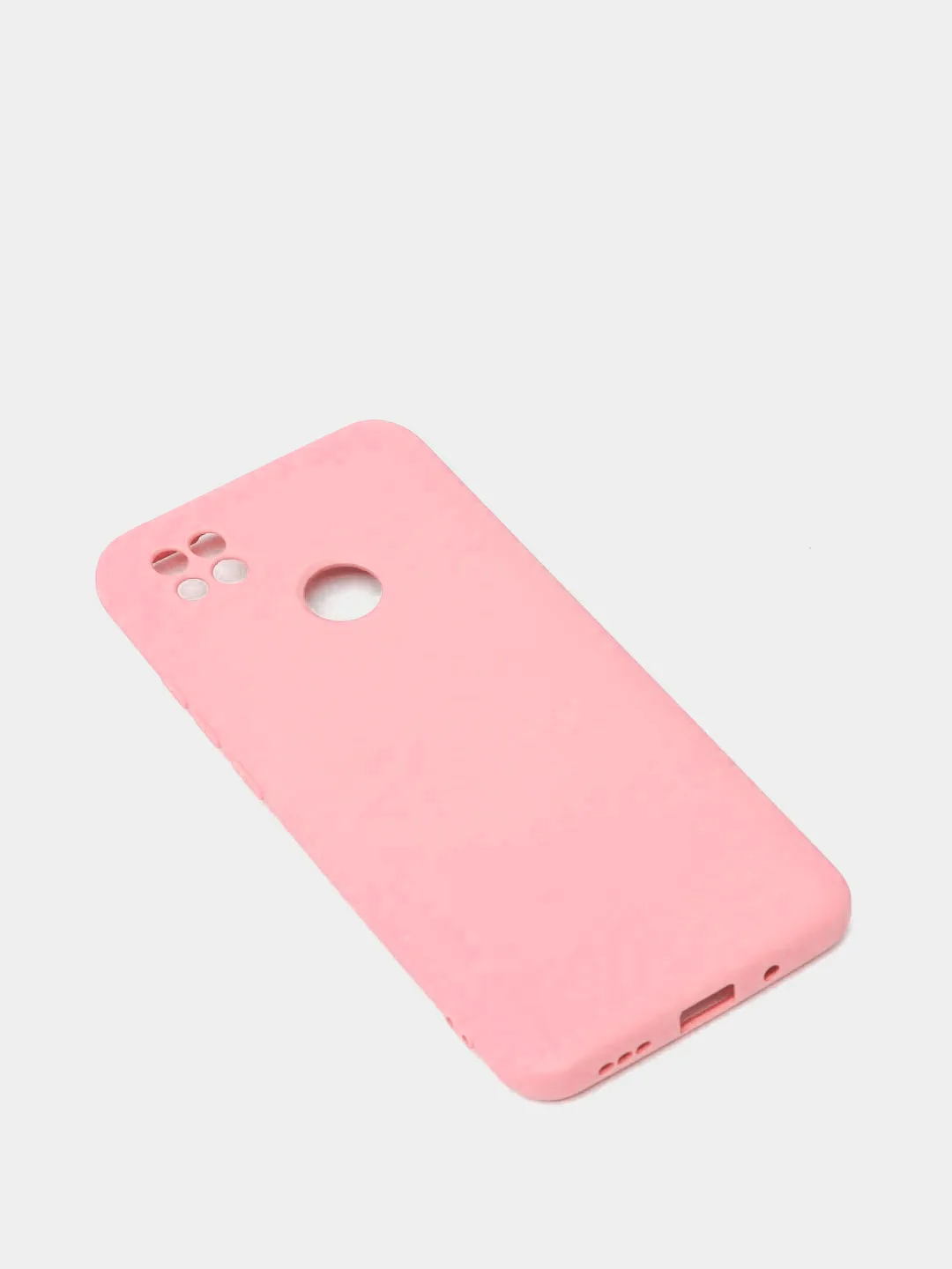 Розовый чехол Silicone Cove Xiaomi Redmi 9C, Redmi 9C NFC, Redmi 10A силиконовый, с закрытым низом