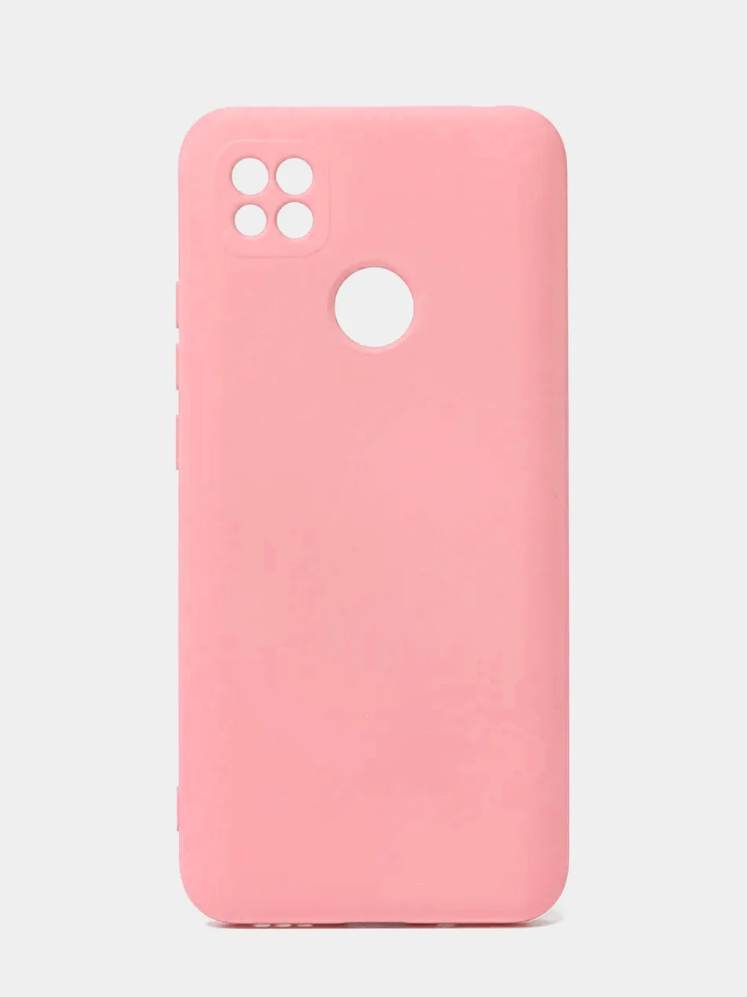 Розовый чехол Silicone Cove Xiaomi Redmi 9C, Redmi 9C NFC, Redmi 10A силиконовый, с закрытым низом