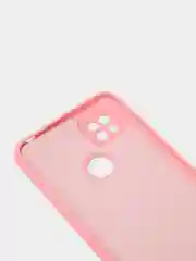 Розовый чехол Silicone Cove Xiaomi Redmi 9C, Redmi 9C NFC, Redmi 10A силиконовый, с закрытым низом