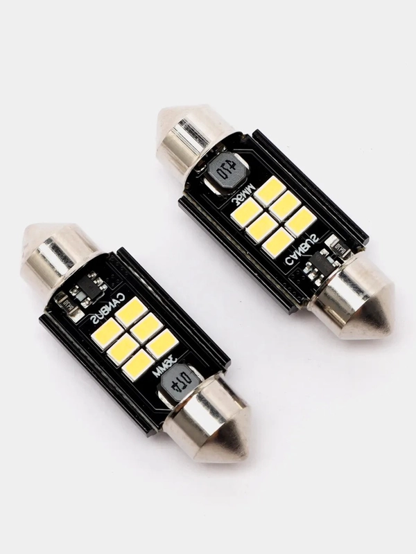 Светодиодная  лампа с обманкой 2шт. Vizant Festoon C5W Белый 600lm(5000 k)  B343