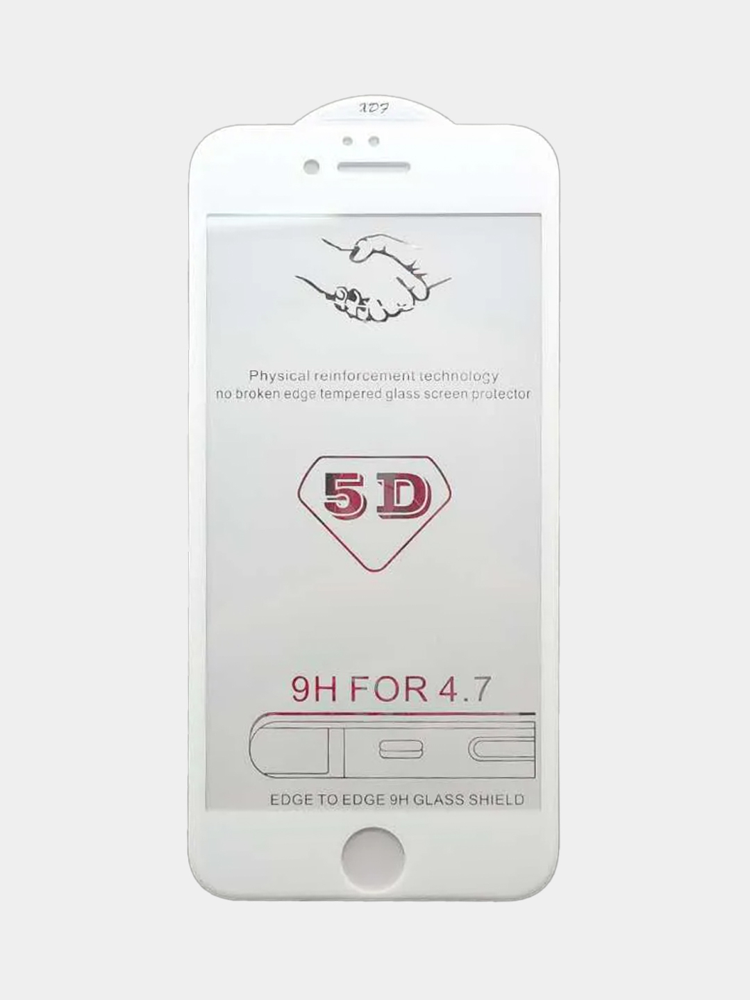 Защитное стекло 5D для Apple iPhone 7 / 8 купить по цене 99 ₽ в  интернет-магазине Магнит Маркет