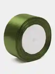 Зеленый лента атласная 40 мм / 22м