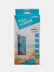Защитное стекло Smartbuy для iPhone X, c черной рамкой, 2.9D