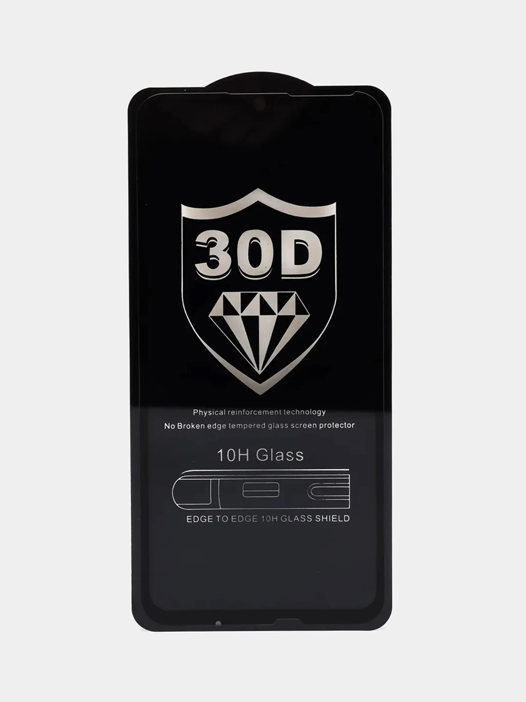 Защитное стекло 5D для Huawei Honor 10 Lite / P Smart 2019, черное