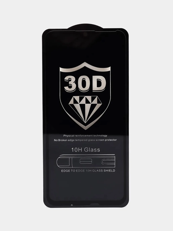 Защитное стекло 5D для Huawei Honor 10 Lite / P Smart 2019, черное