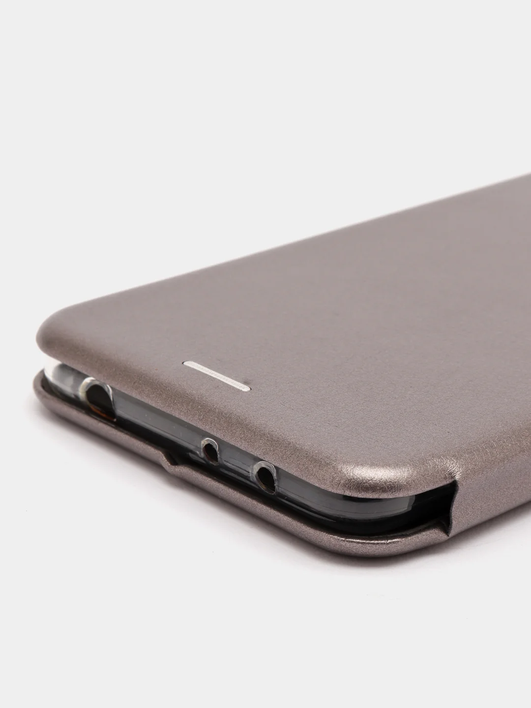 Серебряный чехол книжка Xiaomi Redmi 5, Сяоми Редми 5