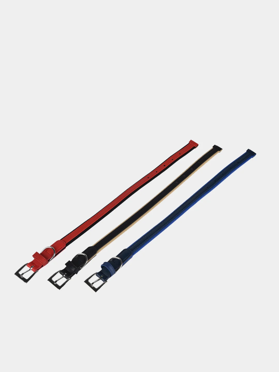 Бежевый ошейник для собак и кошек мелких и средних пород, NUNBELL, комбинированный, 47 х 2 см