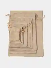 Льняной(джутовый) подарочный мешочек