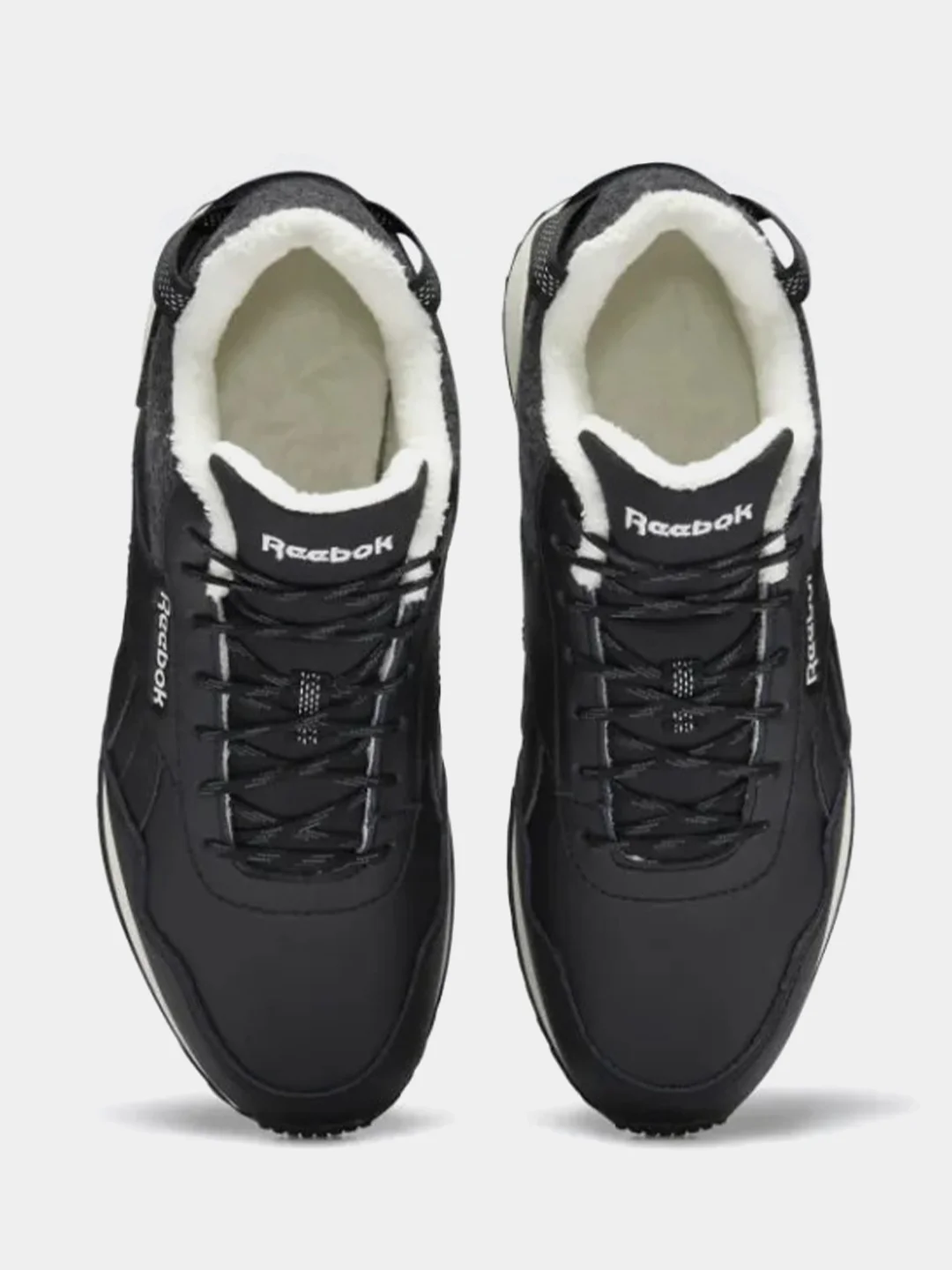 Черный кроссовки женские Reebok Royal Glide Mid