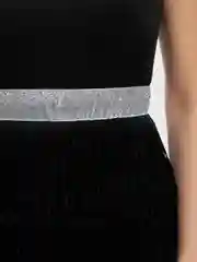 Черный вечернее платье