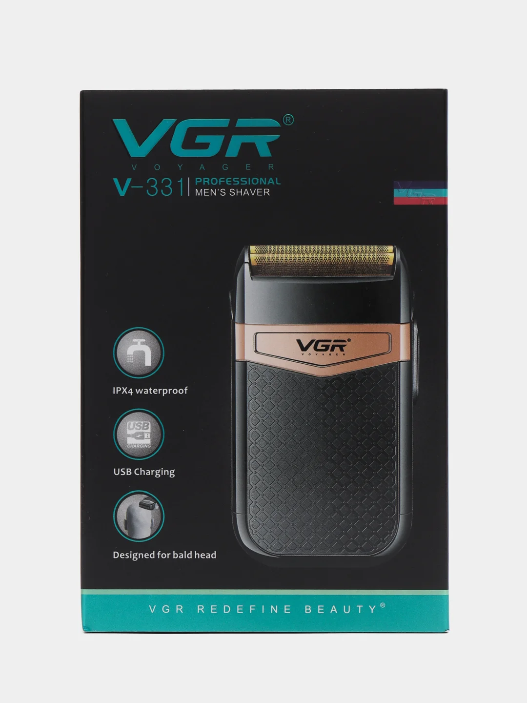 Электробритва мужская дорожная беспроводная VGR V-331