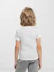 Футболка детская унисекс, белая, 100% хлопок