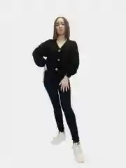 Джинсы, скинни, женские, высокая посадка, черные