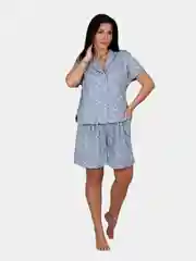 Серый меланж пижама женская