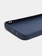 Синий меланж чехол силиконовый с принтом и защитой камеры для Infinix Hot 10 Play / Infinix Hot 11 Play