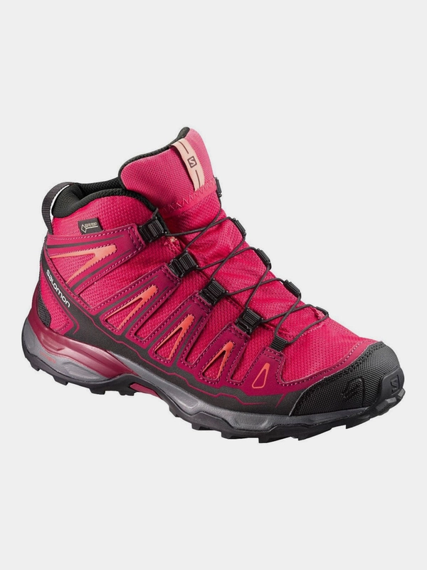 Ботинки для девочек Salomon SHOES X-ULTRA MID GTX J Virtual Pi/Beet