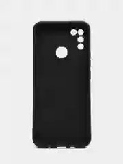 Желтый чехол силиконовый с принтом и защитой камеры для Infinix Hot 10 Play / Infinix Hot 11 Play