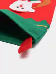 Белый новогодний носок, рождественский, подарочный, 8 цветов