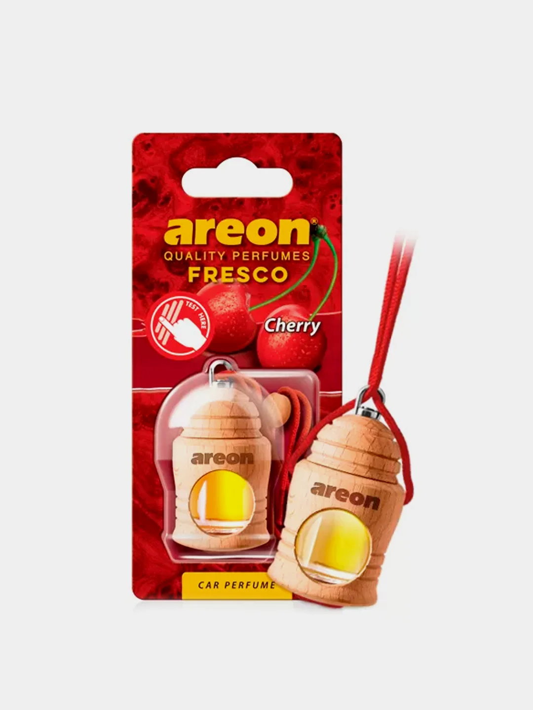 Ароматизатор для автомобиля AREON FRESCO, деревянная бутылочка