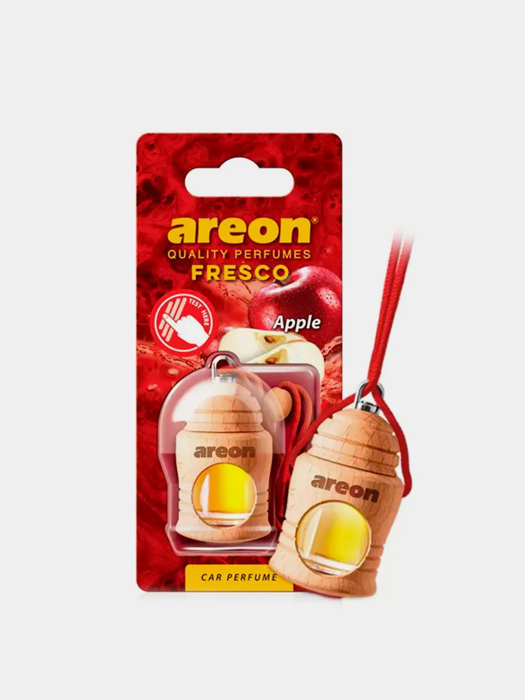 Ароматизатор для автомобиля AREON FRESCO, деревянная бутылочка