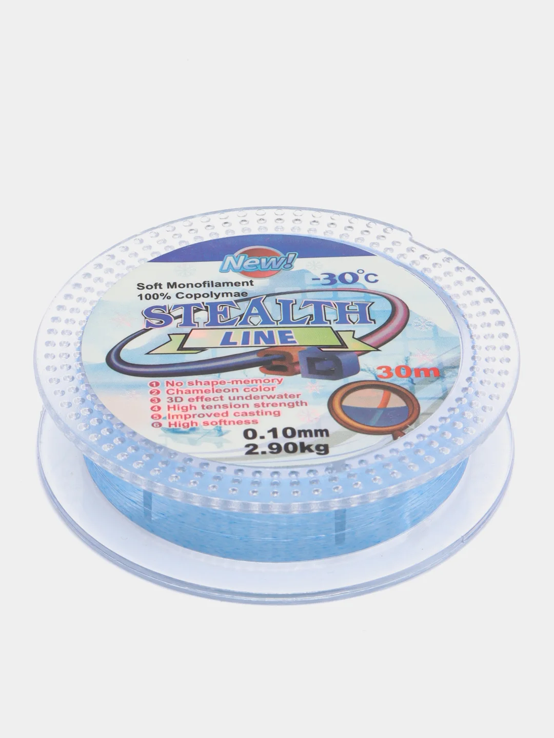 Леска зимняя 3D, -30C, 30 м
