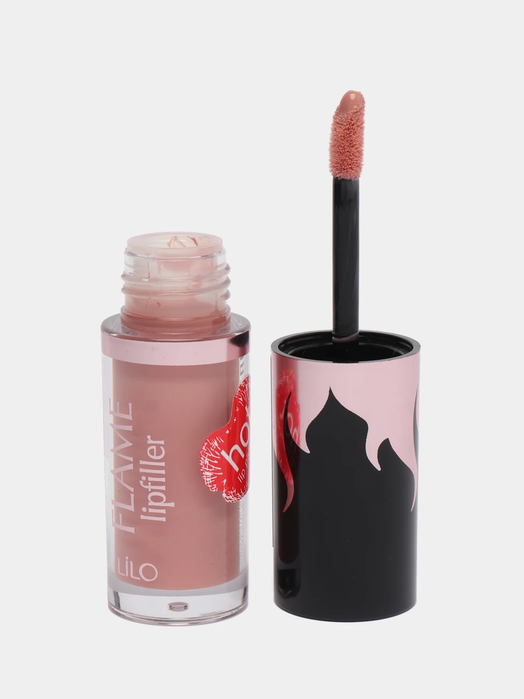 Бежевый блеск для губ LiLo FLAME lipfiller