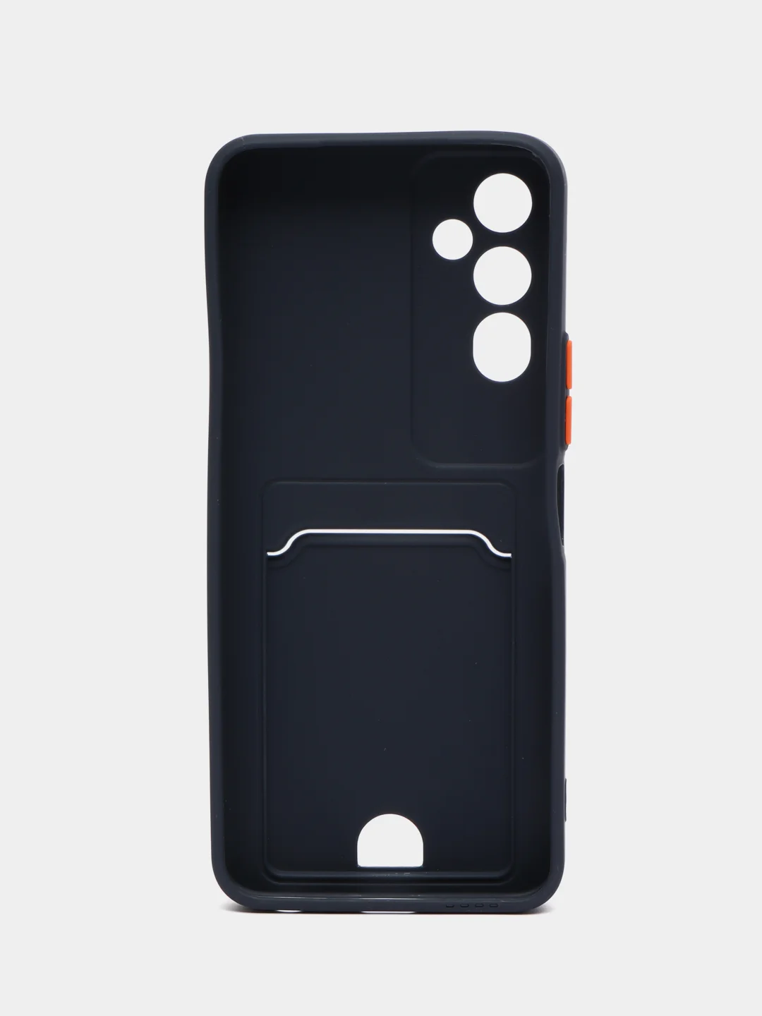 Темно-синий чехол TECNO POVA NEO 2  / TECNO POVA 4 с защитой камеры и карманом для пластиковой карты