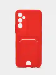 Алый чехол TECNO POVA NEO 2  / TECNO POVA 4 с защитой камеры и карманом для пластиковой карты